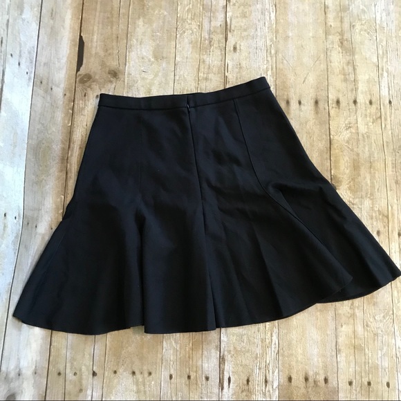 Halston Heritage fit and flare black skirt Sz 2 - Picture 2 of 4